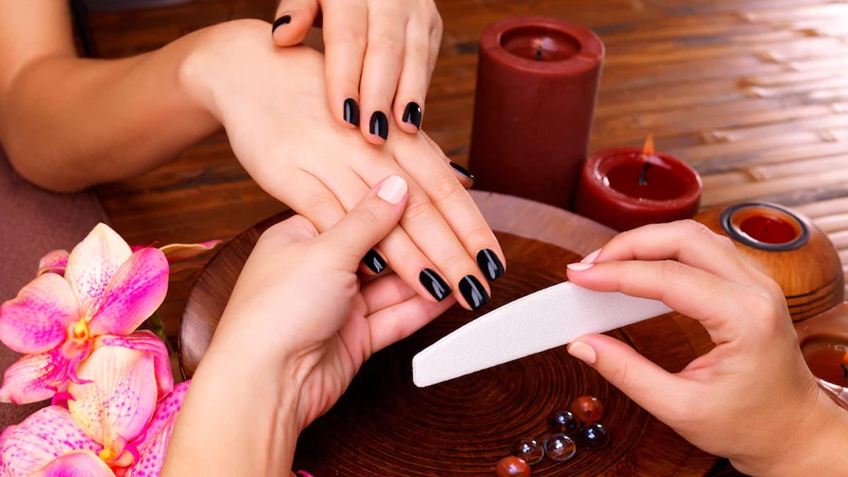 Manicures And Pedicures