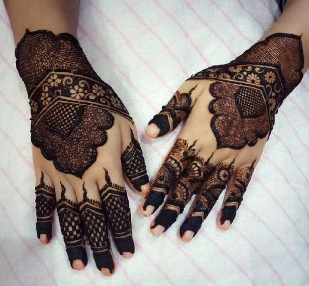 Palm Henna: 15 Simple and Easy Indian Full Palm Mehndi Designs 2021-sonthuy.vn
