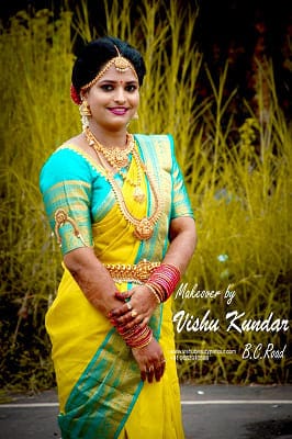 vishu beauty parlour bc road - Raksha  outfit post