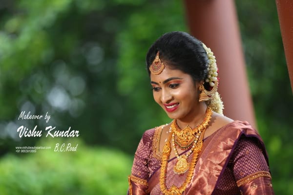 vishu beauty parlour bc road - Chaitra  bridal